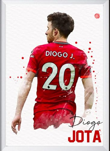 Puzzle für 1000 Teile Diogo Jota Liverpool Holz Puzzlespiel Erwachsenen Puzzle Poster 1000 Piece 29.5x19.6inch(75x50cm) Kein Rahmen von GQJXUANYU