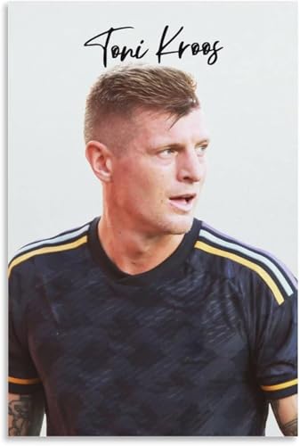 Puzzle für 1000 Teile Toni Kroos Fußballspieler im HD-Druck Holz Puzzlespiel Erwachsenen Puzzle Poster 1000 Piece 29.5x19.6inch(75x50cm) Kein Rahmen von GQJXUANYU