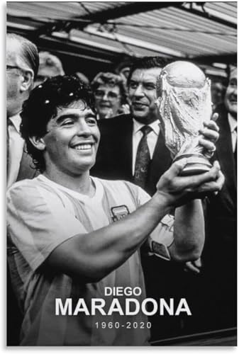 Puzzle für 200 Teile Diego Armando Maradona Fußball Holz Puzzlespiel Erwachsenen und Kinder Puzzle Poster 200 Piece 13.7x9.8inch(35x25cm) Kein Rahmen von GQJXUANYU