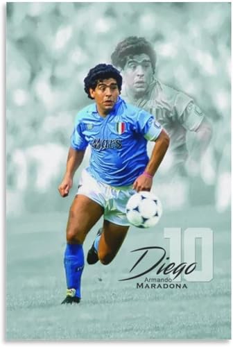 Puzzle für 200 Teile Diego Armando Maradona Fußball-Poster Holz Puzzlespiel Erwachsenen und Kinder Puzzle Poster 200 Piece 13.7x9.8inch(35x25cm) Kein Rahmen von GQJXUANYU