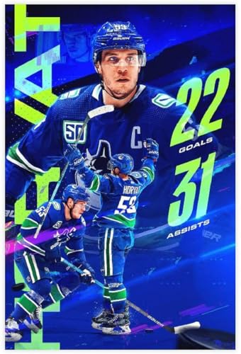 Puzzle für 500 Teile BO Horvat, Hockeyspieler, ästhetisches Kunstposter (1) Holz Puzzlespiel Erwachsenen Puzzle Poster 500 Piece 20.4x15inch(52x38cm) Kein Rahmen von GQJXUANYU