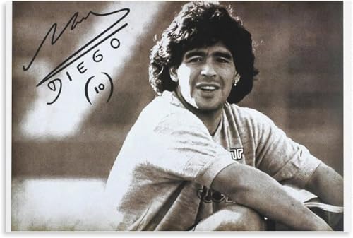 Puzzle für 500 Teile Diego Armando Maradona Fußball Holz Puzzlespiel Erwachsenen Puzzle Poster 500 Piece 20.4x15inch(52x38cm) Kein Rahmen von GQJXUANYU