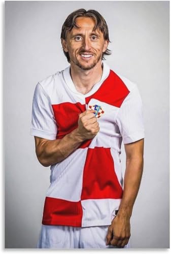 Puzzle für 500 Teile EM 2024 Fußballstar-Poster Luca Modric Holz Puzzlespiel Erwachsenen Puzzle Poster 500 Piece 20.4x15inch(52x38cm) Kein Rahmen von GQJXUANYU