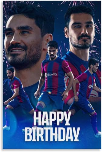 Puzzle für 500 Teile Ilkay Gündoğan Poster Fußball-Sportstar Holz Puzzlespiel Erwachsenen Puzzle Poster 500 Piece 20.4x15inch(52x38cm) Kein Rahmen von GQJXUANYU