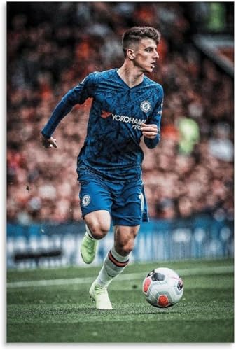 Puzzle für 500 Teile Mason Mount Fußballkunst Poster Holz Puzzlespiel Erwachsenen Puzzle Poster 500 Piece 20.4x15inch(52x38cm) Kein Rahmen von GQJXUANYU