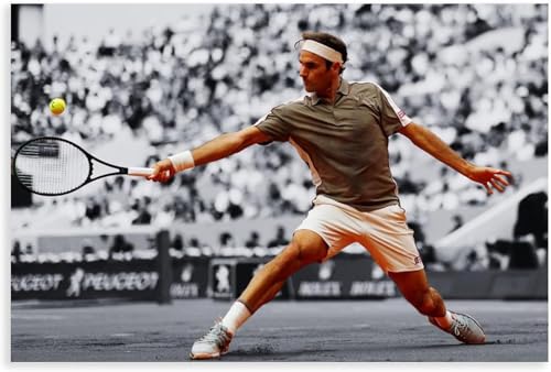 Puzzle für 500 Teile Roger Federer 14 Poster Holz Puzzlespiel Erwachsenen Puzzle Poster 500 Piece 20.4x15inch(52x38cm) Kein Rahmen von GQJXUANYU