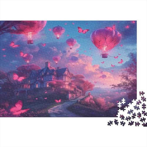 Heißluftballon 1000 Teile Puzzle, Puzzles Für Erwachsene, 1000 Teile Puzzlespiel Für Jugendliche & Erwachsene Puzzlespiel Puzzel 1000pcs (75x50cm) von GQLIDDAOE