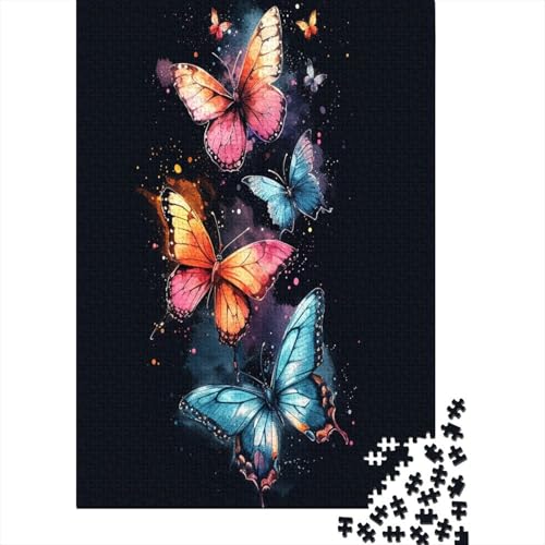 Schmetterling Puzzlespiel 1000 Teile Puzzle Für Erwachsene Und Kinder Ab 14 Jahren, Erwachsenen Puzzlespiel Puzzel 1000pcs (75x50cm) von GQLIDDAOE