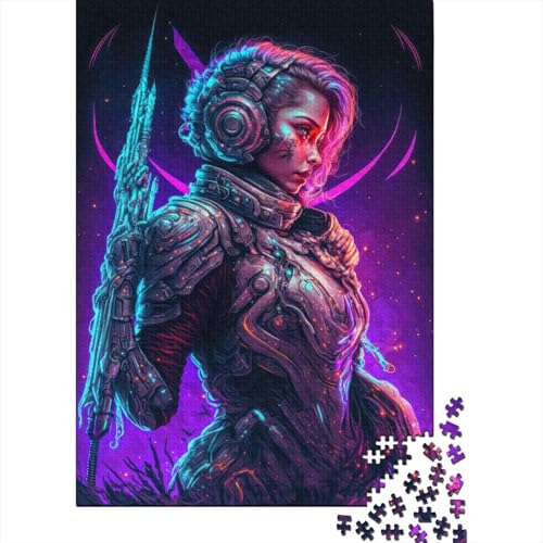 1000-teiliges Puzzle „Blade Queen“, Schwierigkeitsgrad: Puzzle, Lernspiele, Spielzeug, 1000 Stück (75 x 50 cm) von GQmoney