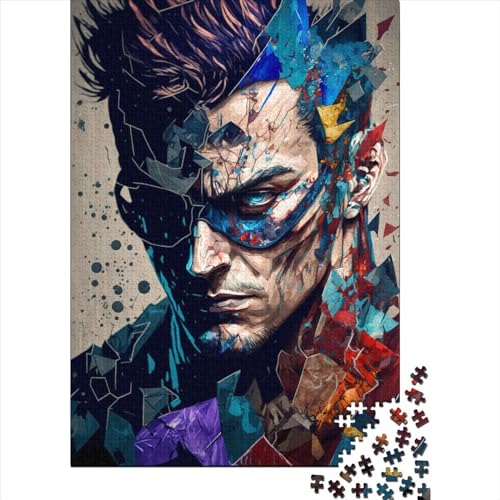 1000-teiliges Puzzle „Broken Hero“, Schwierigkeitsgrad Puzzle, Lernspiel, Spielzeug, Familiendekoration, 1000 Stück (75 x 50 cm) von GQmoney