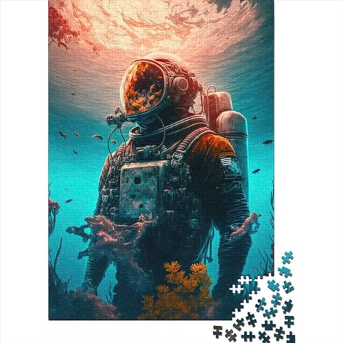 1000-teiliges Puzzle „Galaxians Marine Sunrise“, Schwierigkeitsgrad für Erwachsene, stärkt die Beziehungen zwischen Familienmitgliedern, 1000 Stück (75 x 50 cm) von GQmoney