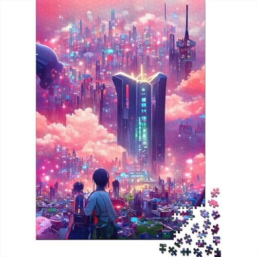 1000-teiliges Puzzle „Morgenspaziergang“ für Erwachsene Teenager, Puzzle für Erwachsene und Teenager, Lernspiele für zu Hause, DIY-Spielzeug, 1000 Teile (75 x 50 cm) von GQmoney