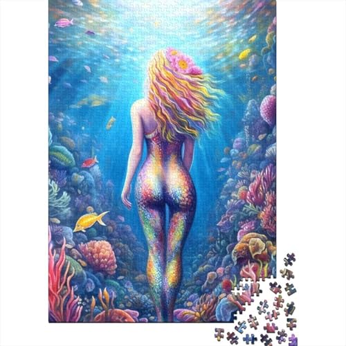 1000-teiliges Puzzle für Erwachsene, 1000-teiliges Rainbow Spirit-Puzzle für Teenager, Holzbrett-Puzzle, Spielzeug, Denkspiel, 1000 Teile (75 x 50 cm) von GQmoney