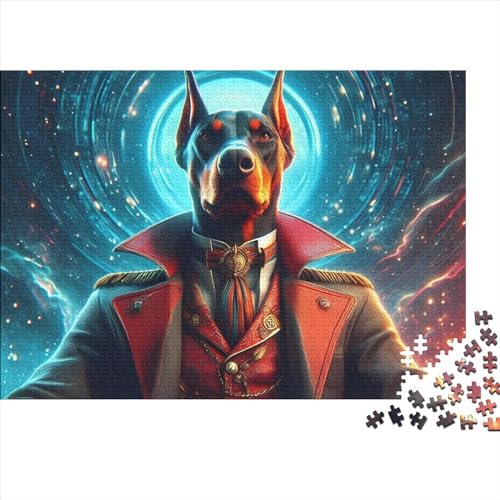 1000-teiliges Puzzle mit hübschem Hund für Erwachsene, Puzzles für Erwachsene, Puzzles, einzigartige Heimdekoration und Geschenke, 1000 Stück (75 x 50 cm) von GQmoney