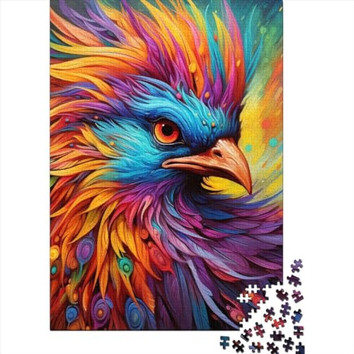 300-teiliges Phoenix-Puzzle für Erwachsene Teenager, Holzpuzzle für Kinder und Teenager, Denkspiel, 300 Teile (40 x 28 cm) von GQmoney