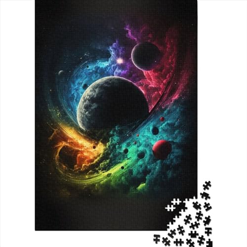 300-teiliges Puzzle „Collapsion of Planets7“ für Erwachsene, Puzzle, Erwachsenen-Puzzle, Heimdekoration, Puzzle-Spielzeug, 300 Teile (40 x 28 cm) von GQmoney