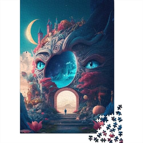 300-teiliges Puzzle für Teenager, Psychedelic152, Puzzle für Erwachsene, Holzpuzzle, Dekompressionsspiel, Spielzeugpuzzle, 300 Teile (40 x 28 cm) von GQmoney