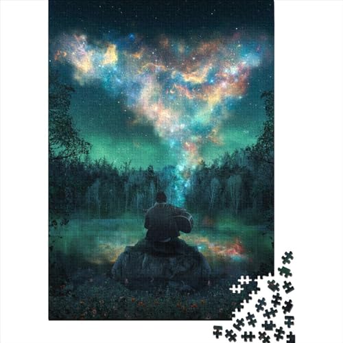 500-teiliges Puzzle „Gitarrist“, Lernspiel, Spielzeug, Familiendekoration, Erwachsene, herausfordernd, 500 Teile (52 x 38 cm) von GQmoney