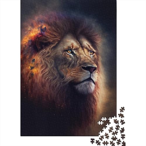 500-teiliges Puzzle für Kinder, Art Lion, kreatives Puzzle für Kinder und Puzzle, Lernspiel für Erwachsene, 500 Teile (52 x 38 cm) von GQmoney