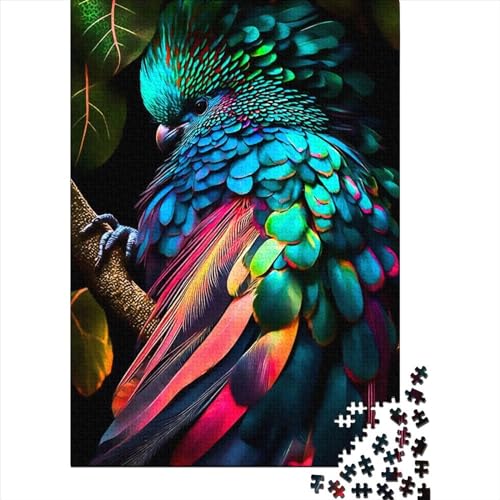 500-teiliges Vogel-Puzzle, Schwierigkeitsgrad: Puzzle, Lernspiele, Spielzeug, 500 Stück (52 x 38 cm) von GQmoney