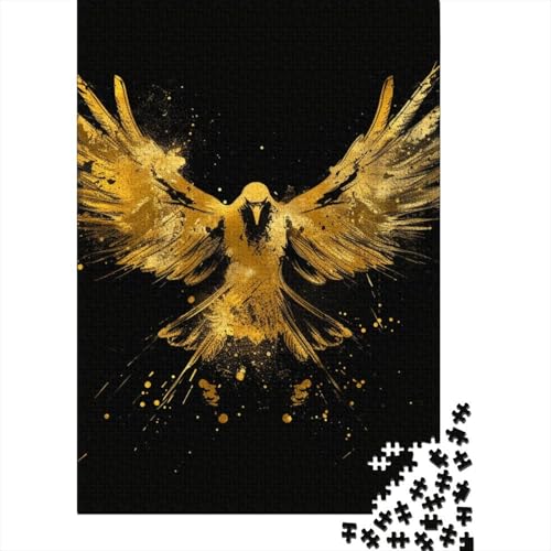 Adler-Puzzle, Denksport-Puzzle, Premium-Papp-Puzzle für Kinder und Erwachsene, ab 12 Jahren, Ostergeschenke, 38 x 26 cm, 1000 Teile von GQmoney