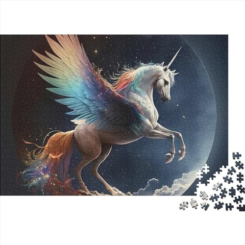 Art Unicorn Puzzles für Erwachsene, 1000 Teile, Puzzles für Erwachsene und Teenager ab 12 Jahren, 1000 Teile (75 x 50 cm) von GQmoney