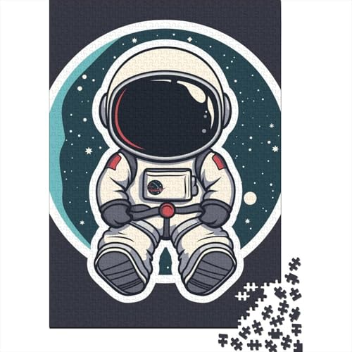 Astronauten-Puzzle, Lernspiele, Familienaktivitäten, Premium-Papp-Puzzle für Damen und Herren, Ostergeschenk, 38 x 26 cm, 1000 Teile von GQmoney