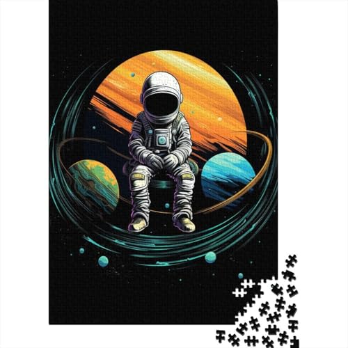 Astronauten-Puzzle, lustiges Premium-Puzzle, für Jungen oder Mädchen, 38 x 26 cm, 1000 Teile von GQmoney