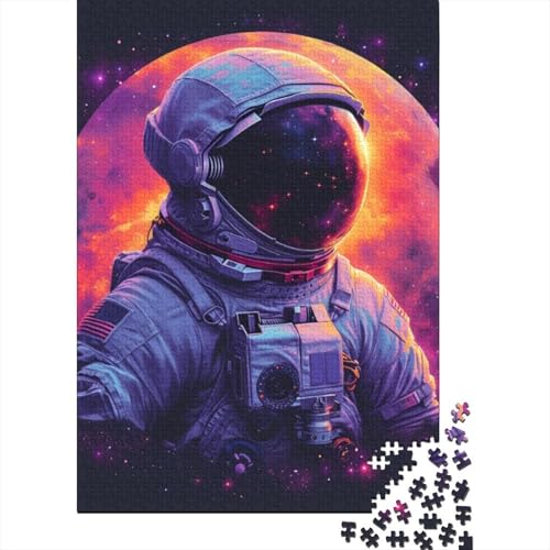 Astronauten-Puzzle, schwierige Herausforderung, 100 % recycelter Karton, Puzzle für Kinder und Erwachsene ab 12 Jahren, 38 x 26 cm, 1000 Teile Astronauten-Puzzle, schwierige Herausforderung, 100 % recycelter Karton, Puzzle für Kinder und Erwachsene ab 12 Jahren, 38 x 26 cm, 1000 Teile von GQmoney