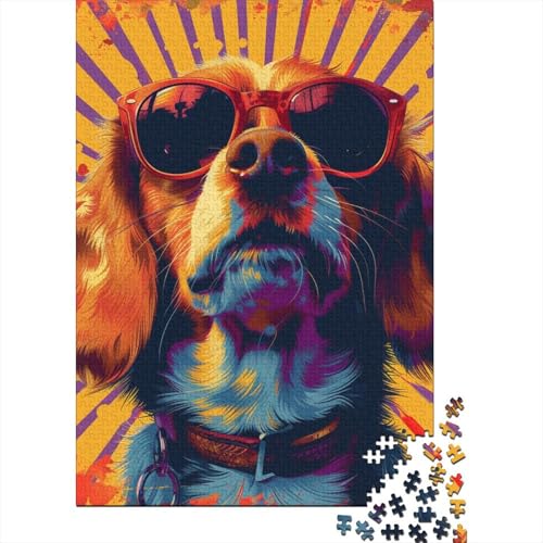 Beagle-Puzzle, Lernspiele, Familienaktivitäten, Premium-Papp-Puzzle für Damen und Herren, Ostergeschenk, 38 x 26 cm, 1000 Teile von GQmoney