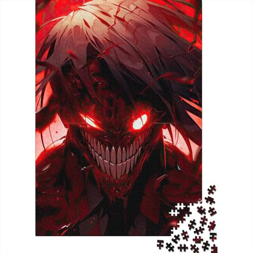 Blood Red Shadow 500-teiliges Puzzle für Erwachsene | | Familienspaß-Puzzles für Erwachsene, Geschenke, Denkspiele, 500 Teile (52 x 38 cm) von GQmoney