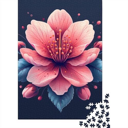 Blumen-Puzzle, Lernspiele, Familienaktivitäten, Premium-Papp-Puzzle für Damen und Herren, Ostergeschenk, 38 x 26 cm, 1000 Stück von GQmoney