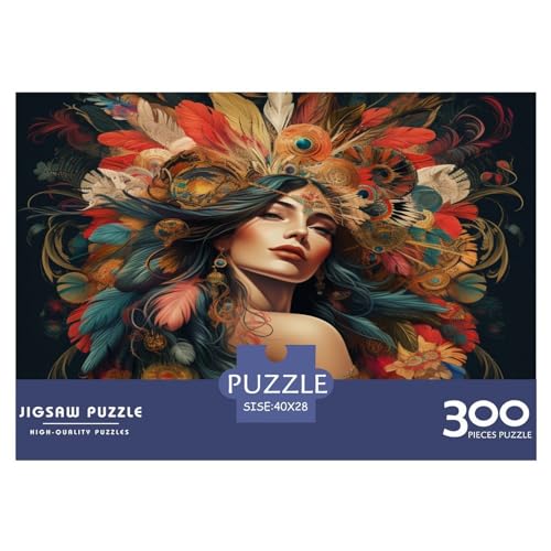 Brasilien Carneval 300-teiliges Puzzle für Erwachsene – Puzzles für Teenager – Geschenke – Holzpuzzles – Entspannungspuzzlespiele – Denksport-Puzzle 300 Teile (40 x 28 cm) von GQmoney