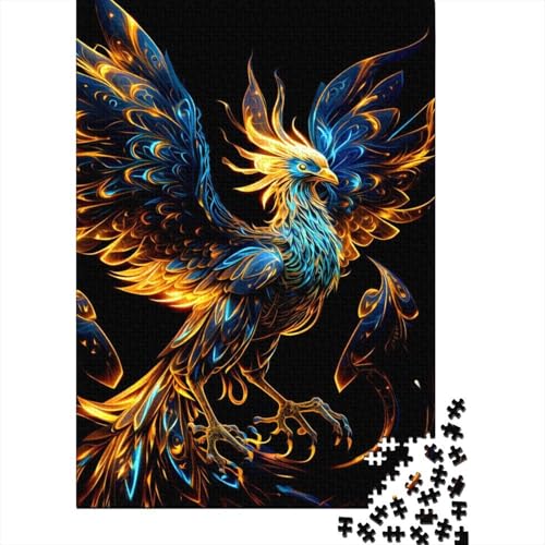 Buntes Phönix-Puzzle mit 500 Teilen für Erwachsene | | Familienspaß-Puzzles für Erwachsene, Geschenke, Denkspiele, 500 Teile (52 x 38 cm) von GQmoney