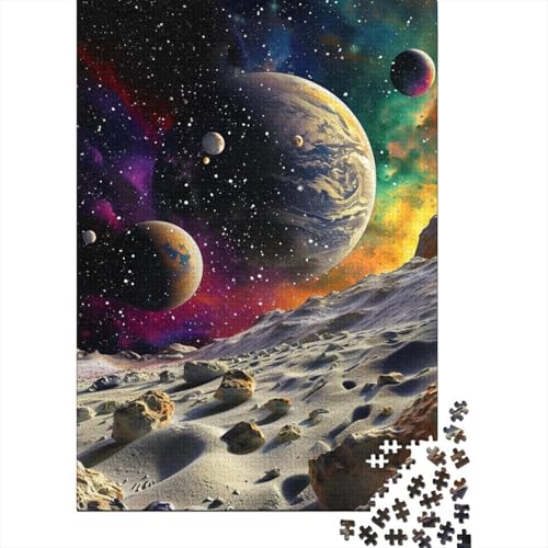 Cosmic Planets Puzzle Relax Challenge Spielzeug Premium Karton Puzzle für Erwachsene Kinder Ostergeschenke 70x50cm/1000pcs von GQmoney