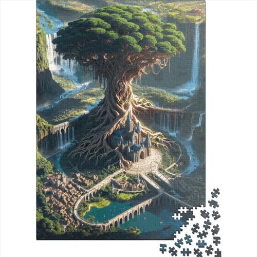 Das große Ertree-Puzzle mit 500 Teilen für Kinder – Unmögliches Puzzle – Puzzles für das Gehirn, Herausforderungspuzzle für Kinder, 500 Teile (52 x 38 cm) von GQmoney