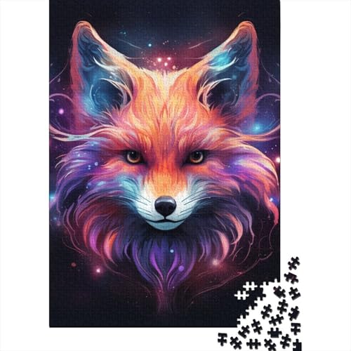 Fox Puzzle Relax Challenge Spielzeug Premium Karton Puzzle für Erwachsene Kinder Ostergeschenke 70x50cm/1000pcs von GQmoney