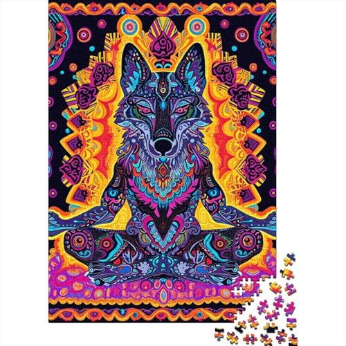 Fox Puzzle Relax Challenge Spielzeug Premium Karton Puzzle für Erwachsene Kinder Ostergeschenke 70x50cm/1000pcs von GQmoney