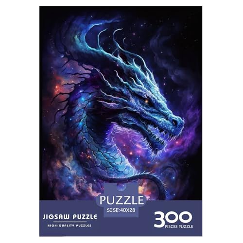 Galaxy Chinesischer Drache Puzzle für Erwachsene, 300 Teile, klassisches Puzzle, Wandkunst, einzigartiges Spielzeug, 300 Teile (40 x 28 cm) von GQmoney