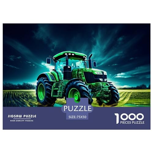 Galaxy Traktor-Puzzles 1000 Teile, Holzpuzzles, Puzzles 1000 Teile, Lernspielzeug, 1000 Teile (75 x 50 cm) von GQmoney