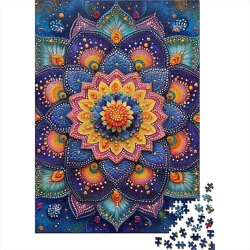 Geometrische Muster, Puzzle, Lernspiele, Familienaktivitäten, Premium-Papp-Puzzle für Damen und Herren, Ostergeschenk, 38 x 26 cm, 1000 Teile von GQmoney