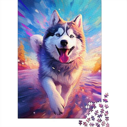 Husky Puzzle Fun Premium-Papp-Puzzle für Jungen oder Mädchen, 70 x 50 cm, 1000 Teile von GQmoney