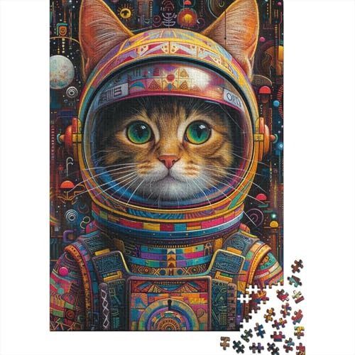 Katzen-Puzzle, anpassbare Bilder, 100 % recycelter Karton, Puzzle für Kinder und Erwachsene ab 12 Jahren, einzigartiges Geschenk, 38 x 26 cm, 1000 Teile von GQmoney