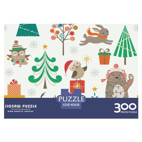 Kinder-Tiere-Puzzle, 300 Teile, Puzzle für Erwachsene, Intellektuelles Spiel, Puzzle-Spielzeug für Erwachsene und Kinder, 300 Teile (40 x 28 cm) von GQmoney