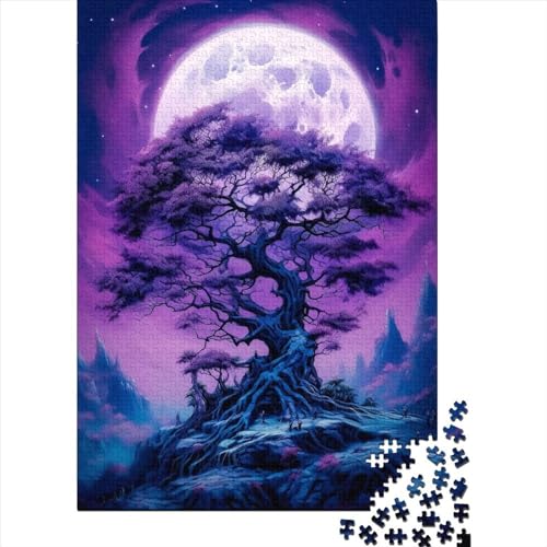 Kosmischer Lebensbaum, 300-teiliges Puzzle für Erwachsene | | Familienspaß-Puzzles für Erwachsene, Geschenke, Denkspiele, 300 Teile (40 x 28 cm) von GQmoney