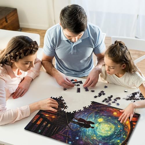 Liebe und Romantik1 1000-teiliges Puzzle für Kinder, Familie und Freunde, Puzzle-Spielzeug, Stressabbau-Puzzle, Festival-Geschenke, 1000 Stück (75 x 50 cm) von GQmoney