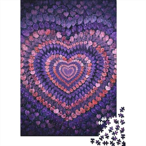 Liebespuzzle DIY Spiel Premium Karton Puzzle für Frauen Männer Kindertagsgeschenke 38x26cm/1000pcs von GQmoney