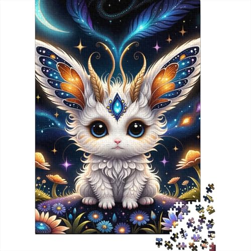 Lovely Creatures Puzzle, Premium-Puzzle, 100 % recyceltes Kartonpapier, rechteckig, für Damen und Herren, einzigartiges Geschenk, 38 x 26 cm, 1000 Teile von GQmoney