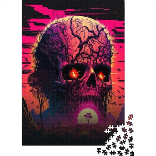 Neon Art 300-teiliges Puzzle, 300-teiliges Puzzle für Erwachsene und Familien – Holzpuzzle für Erwachsene und Kinder, 300 Teile (40 x 28 cm) von GQmoney