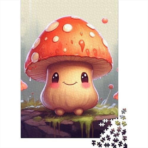 Pilz-Puzzles für Erwachsene, 500 Puzzles, Puzzle für Erwachsene und Teenager, Denksport-Puzzles für Erwachsene, 500 Teile (52 x 38 cm) von GQmoney